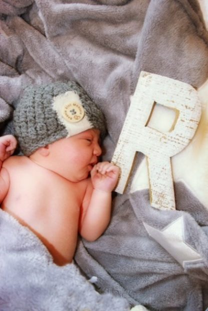 Geboortekaart foto, zo lief.