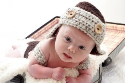 Baby beanie pilotmuts - Afbeelding 2