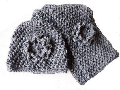 Beanie klotset donkergrijs - Afbeelding 2