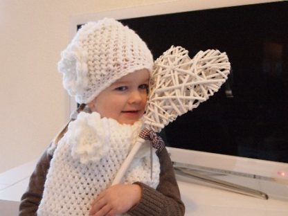 Spierwit Beanie klot set