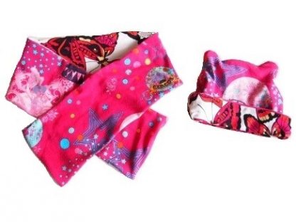Babyset  sjaal & muts - Afbeelding 2