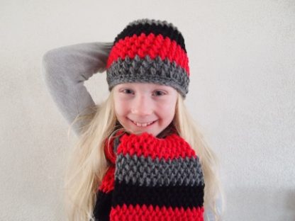 Gehaakte beanie klot. - Afbeelding 2