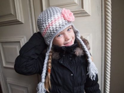 oorflap beanie muts.