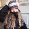 Oorflap beanie muts.