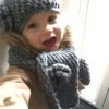 Superblij met Beanieklot set en handschoentjes....