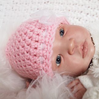 Gehaakte-baby-beanie