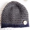 Beanieklot met knoop - Afbeelding 2
