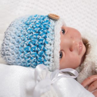 gehaakte-baby-muts-met -knoop