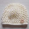 Baby beanie met knoop - Afbeelding 2