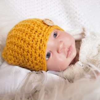 okergeel-baby-beanie